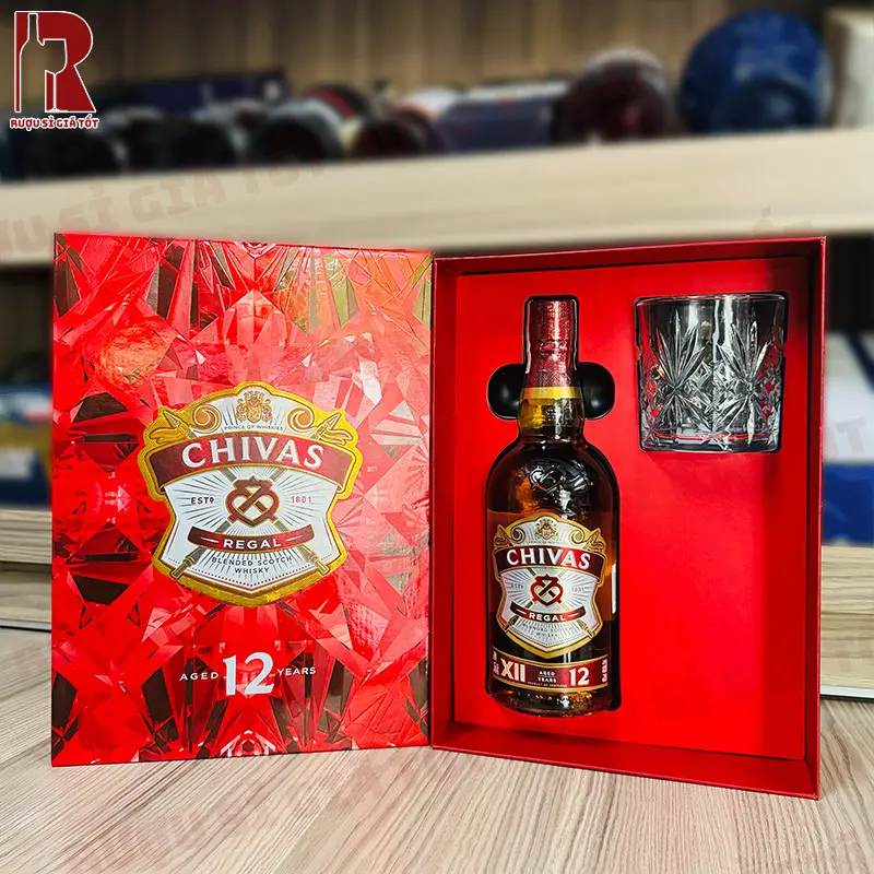 Hộp quà Chivas Regal 12 - Hộp Quà Rượu Tết 2026