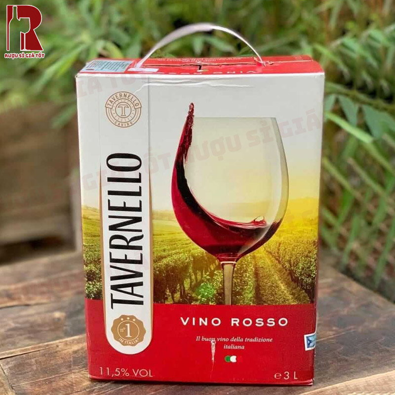Vang Đỏ Là Gì? (Giải Thích Red Wine) - Rượu Vang Bịch Ý Đỏ Tavernello Vino Rosso