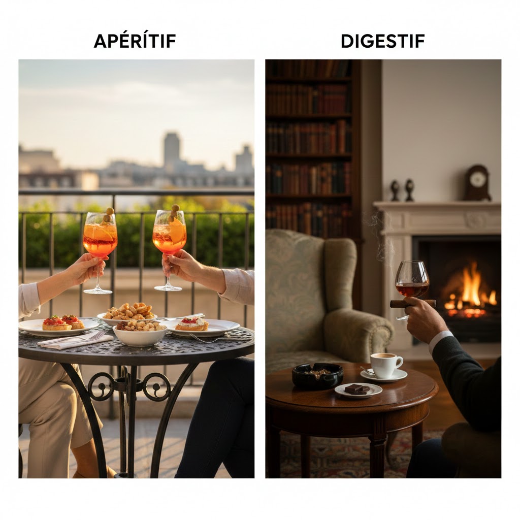 Aperitif vs Digestif