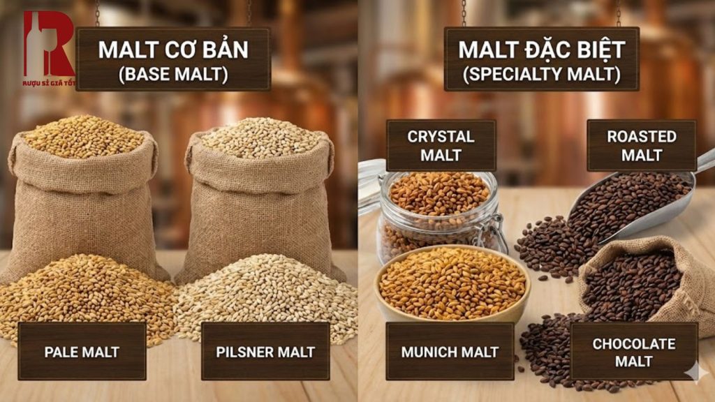 Các loại malt beer phổ biến hiện nay