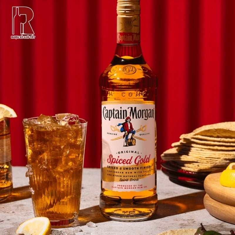 Rượu Rum Captain Morgan Spiced Gold