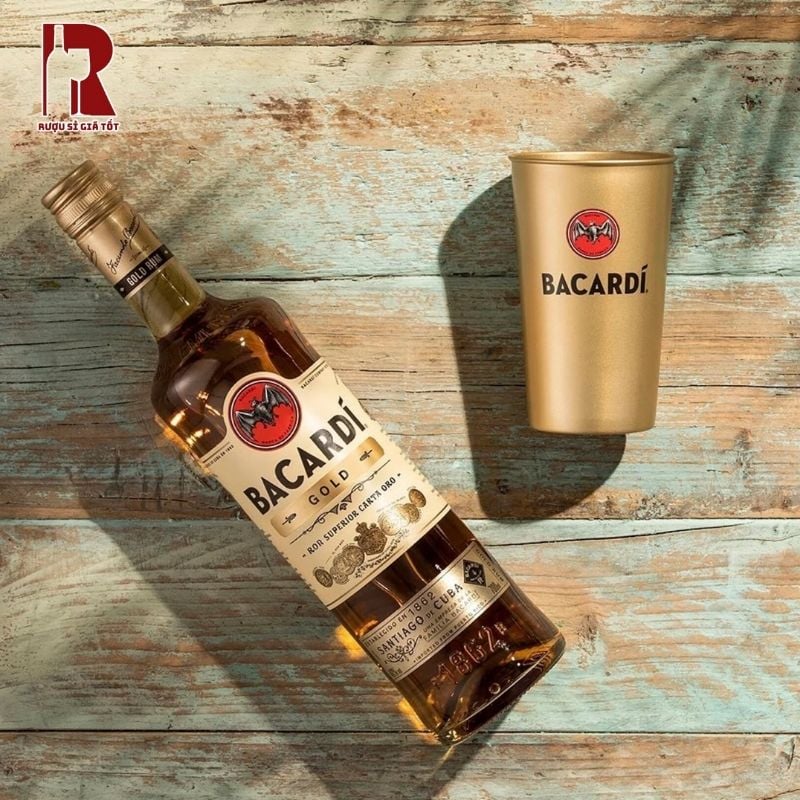 Rượu Rum Bacardi Carta Oro Gold