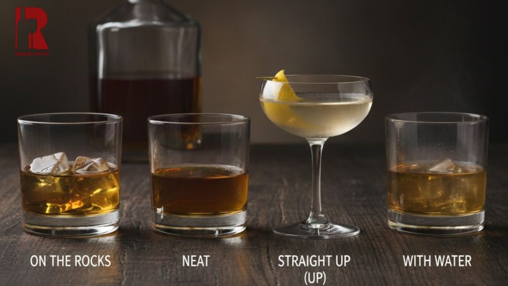 So sánh các cách uống Whisky