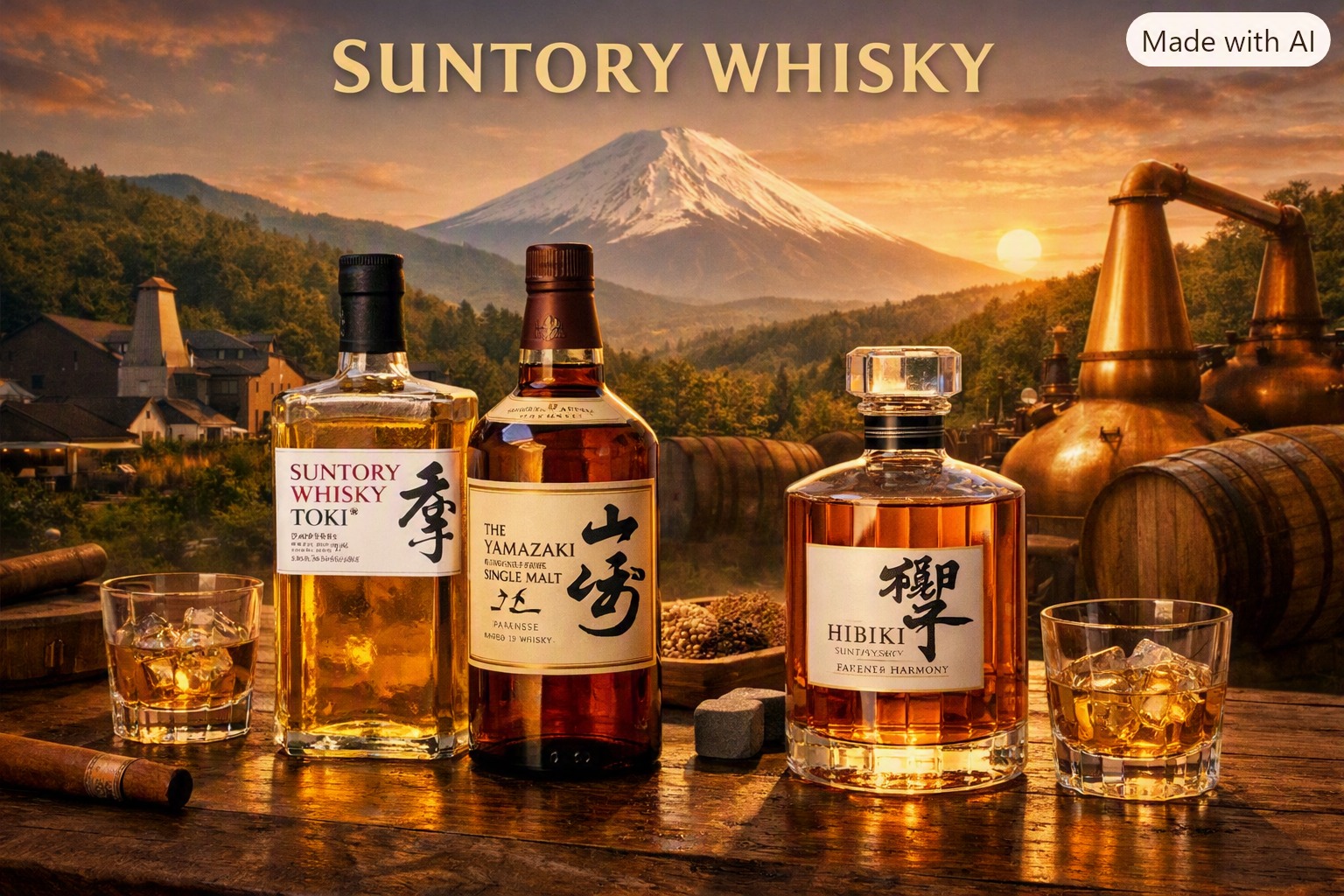 Suntory Whisky Là Gì? Lịch Sử, 4 Nhà Máy Và Các Dòng Phổ Biến